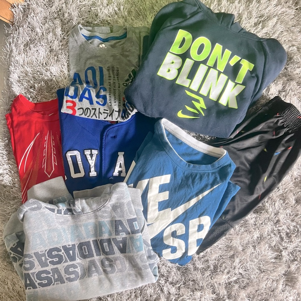 Boys Adidas and Nike haul